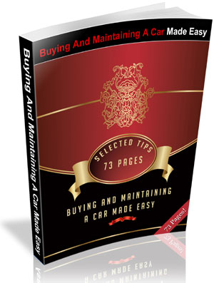 Buying And
                Maintaining A Car